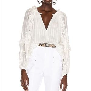 Isabel Marant Ruffle Jayden Blouse